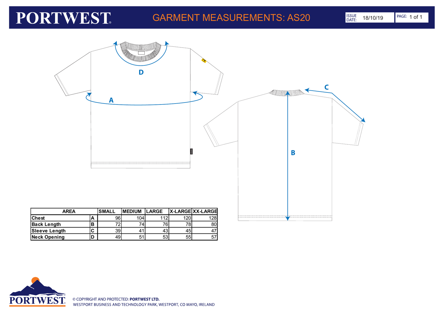 T-Shirt Antyelektrostatyczny Esd