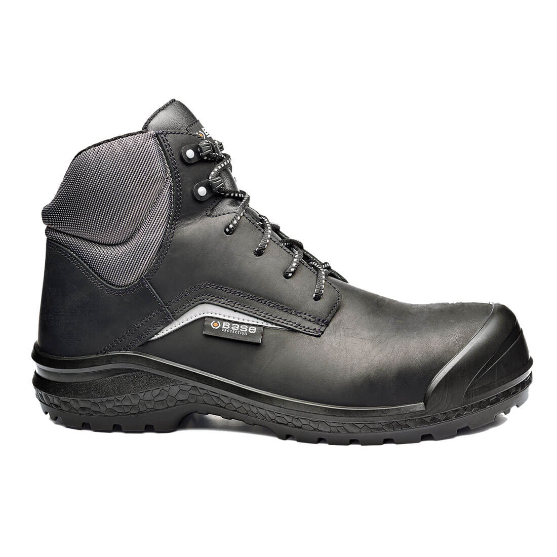 Wysokie buty robocze antyprzecięciowe - Be Grey Mid S3 Ci Src