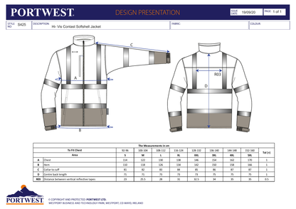 Dwukolorowy Softshell (3 Warstwy)