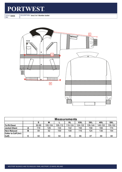 Kurtka Robocza Bomber Iona 4 W 1