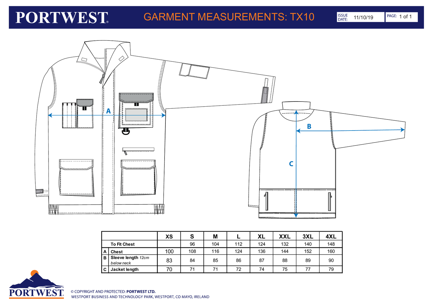 Bluza Robocza Dwukolorowa Portwest Texo