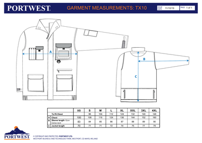 Bluza Robocza Dwukolorowa Portwest Texo